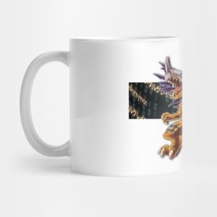 Metal Dinosaur Mug